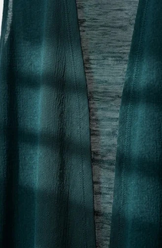 Seasonal Long Basic Vest Plus Size 8747A-02 Emerald Green 8747A-02