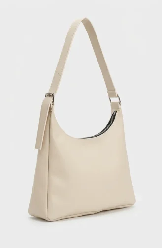 Stijlvolle Schoudertas Van Imitatieleer 4054-04 Beige 4054-04