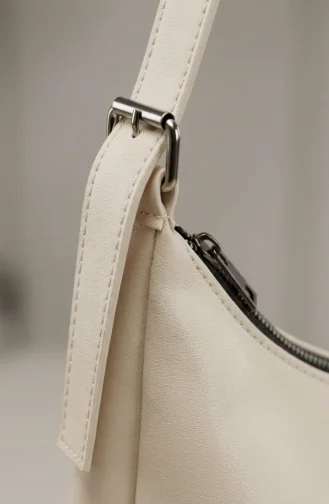 Stijlvolle Schoudertas Van Imitatieleer 4054-04 Beige 4054-04