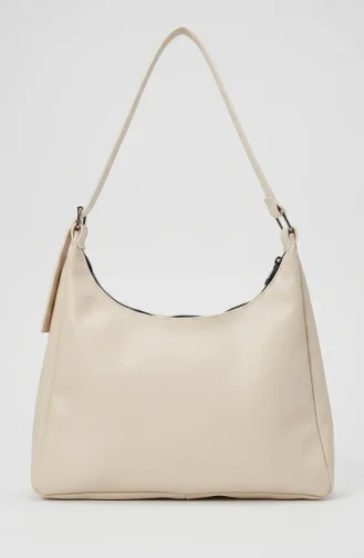 Stijlvolle Schoudertas Van Imitatieleer 4054-04 Beige 4054-04