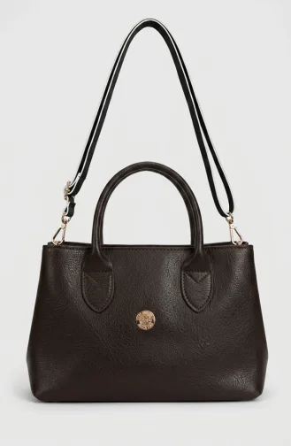 Sac Bandoulière élégant En Similicuir Marron 4003-01 4003-01