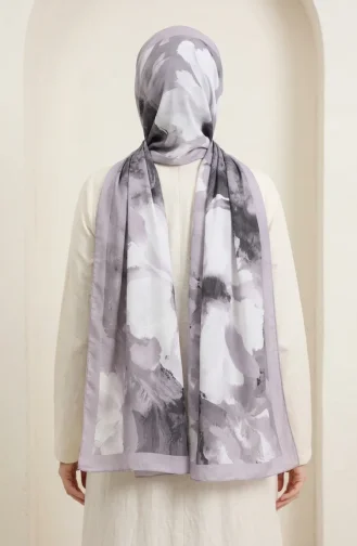 Patterned Soft Scarf 70377-12 Powder Pink 70377-12