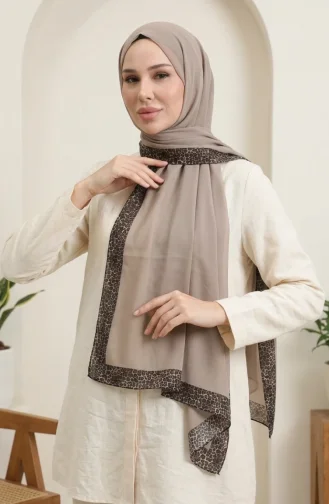 Leopardenmuster-Schal In Bernstein 70381-06 Erdtöne 70381-06