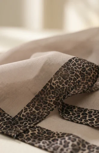 Leopardenmuster-Schal In Bernstein 70381-06 Erdtöne 70381-06