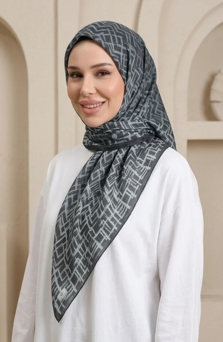 Dubai Zachte Sjaal 70391-02 Zwart 70391-02