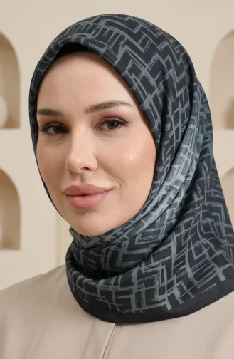 Dubai Zachte Sjaal 70391-02 Zwart 70391-02