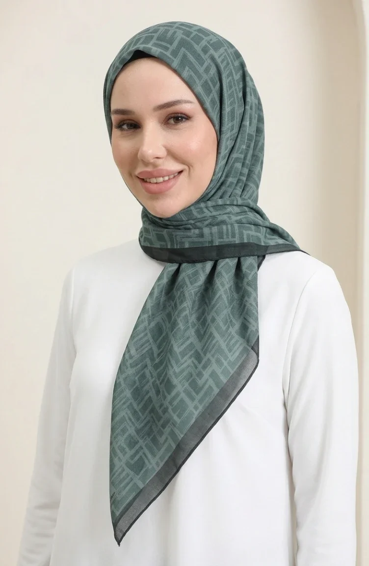 Dubai Zachte Sjaal 70391-05 Kaki 70391-05
