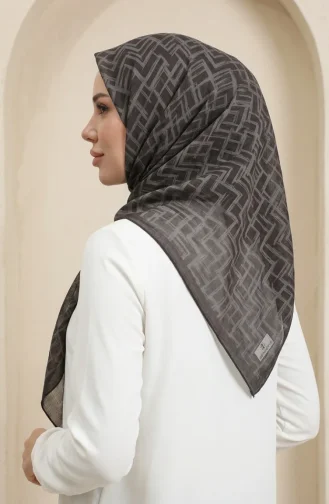 وشاح دبي الناعم 70391-07 بني داكن 70391-07