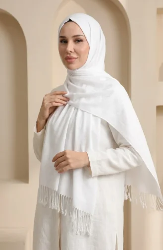 Fransen-Kaschmirschal 70367-15 Creme 70367-15