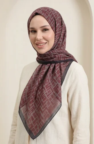 Dubai Zachte Sjaal 70391-12 Bordeauxrood 70391-12