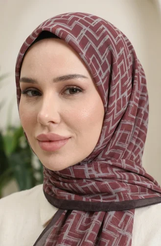 Dubai Zachte Sjaal 70391-12 Bordeauxrood 70391-12