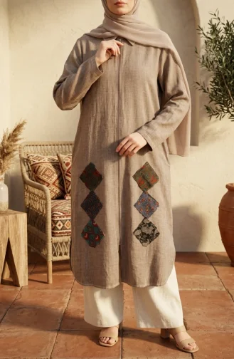 Authentieke Cape-tuniek 1985-03 Beige 1985-03