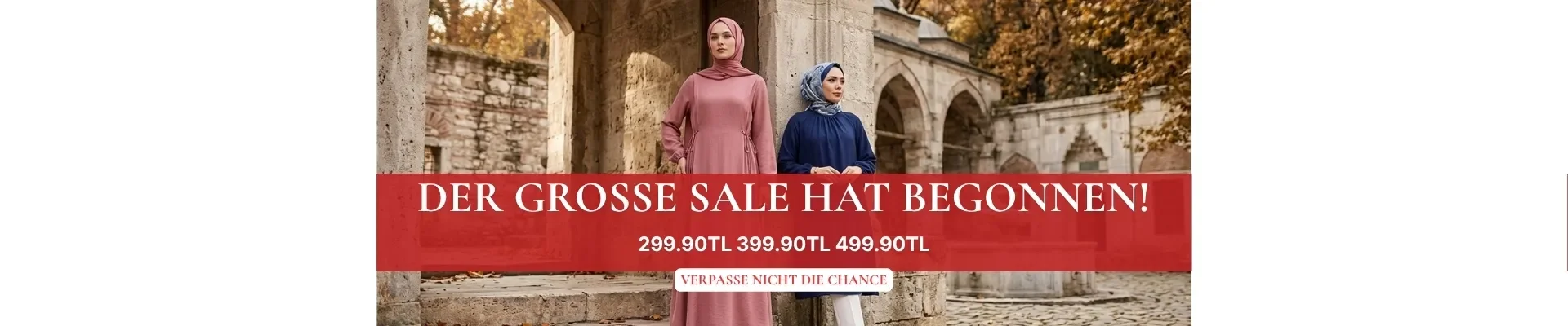 SEFAMERVE GROSSER RABATT: 299 TL – 399 TL – 499 TL