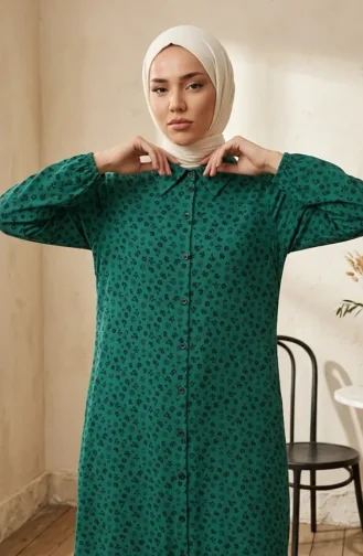 تونيك أخضر زمردي 0356-08