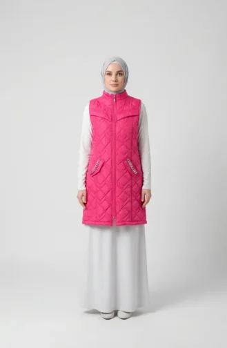 Gilet Matelassé 4949-01 Fuchsia 4949-01