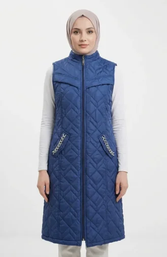 Gilet Matelassé 4949-03 Indigo 4949-03