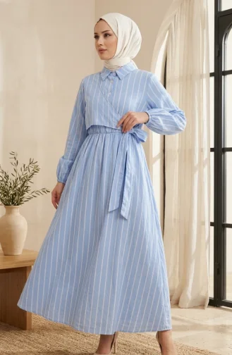 فستان أزرق 0390-05