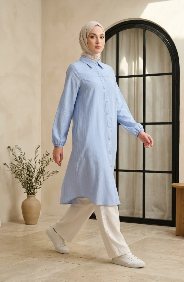 Ice Blue Tunics 0393-06
