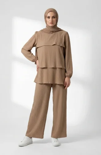 Dark Beige Suit 2310-09