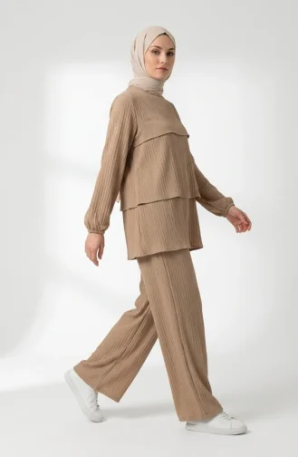 Dark Beige Suit 2310-09
