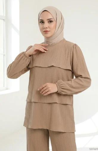 Dark Beige Suit 2310-09