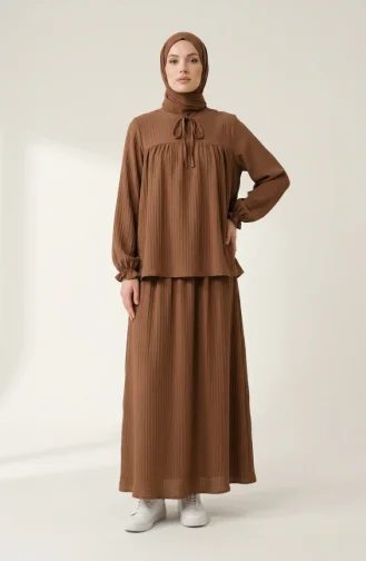 طقم كستنائي 2311-04