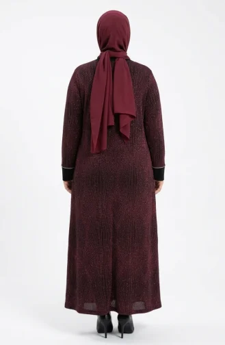 Habillé Hijab Bordeaux 6263-03