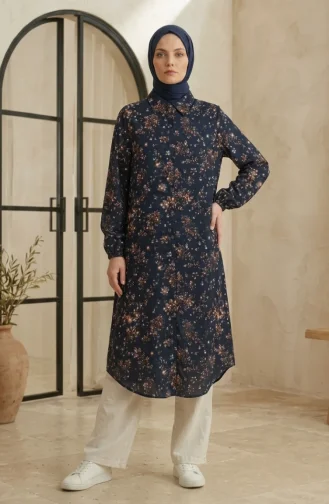 Navy Blue Tuniek 0394-02
