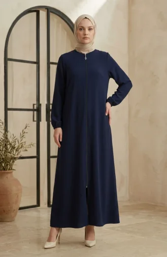 Navy Blue Abaya 4154-02