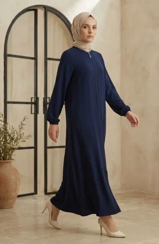 Navy Blue Abaya 4154-02