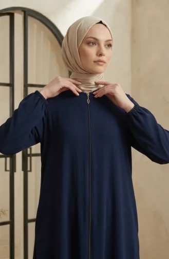 Navy Blue Abaya 4154-02