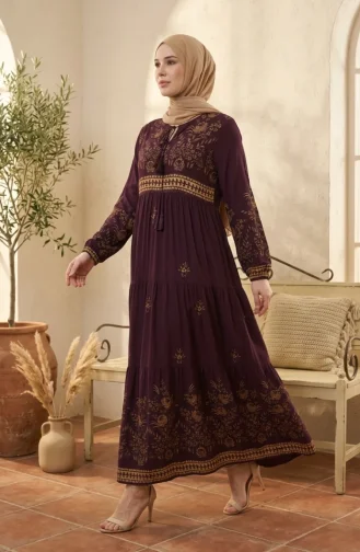 Robe Hijab Plum 4084-11