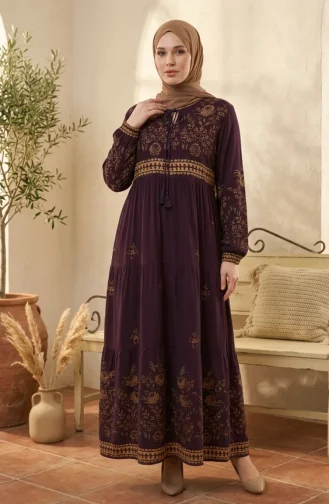 Robe Hijab Plum 4084-11
