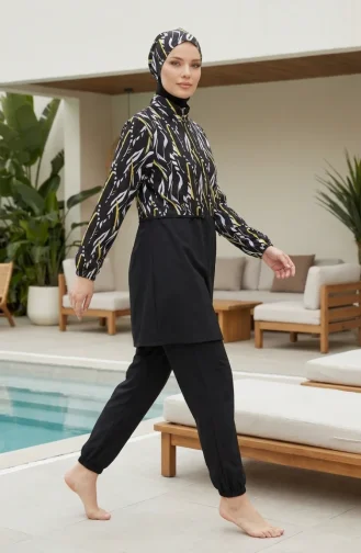 Black Swimsuit Hijab 1909-01