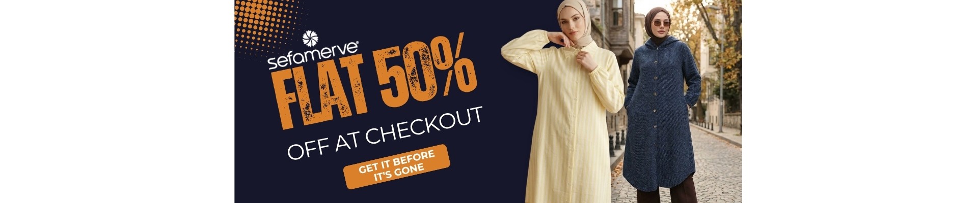 SEFAMERVE FLAT 50% OFF AT CHECKOUT
