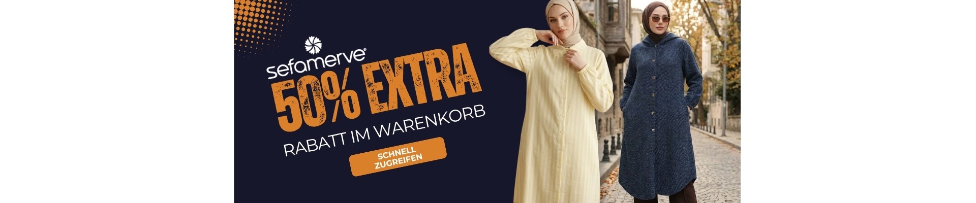 SEFAMERVE: 50% EXTRA-RABATT IM WARENKORB