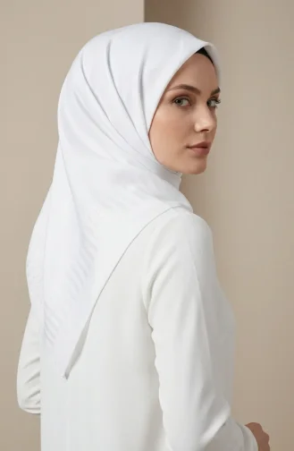 Ecru Hoofddoek 70409-03