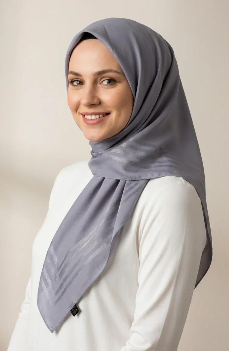 وشاح رمادي 70409-09