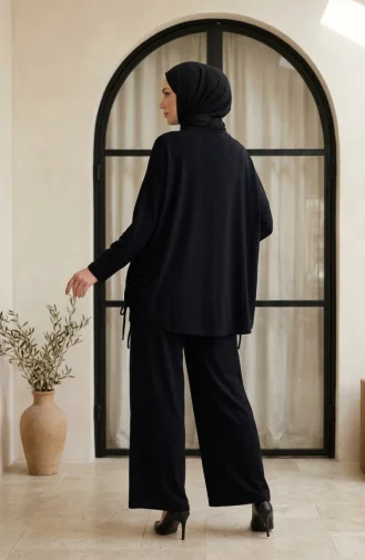 طقم أزرق كحلي 2321-03