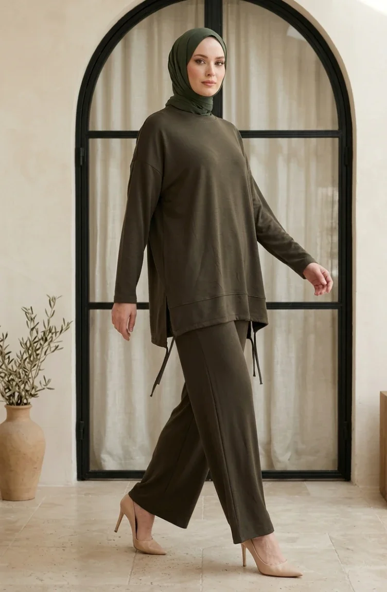 طقم كاكي 2321-04