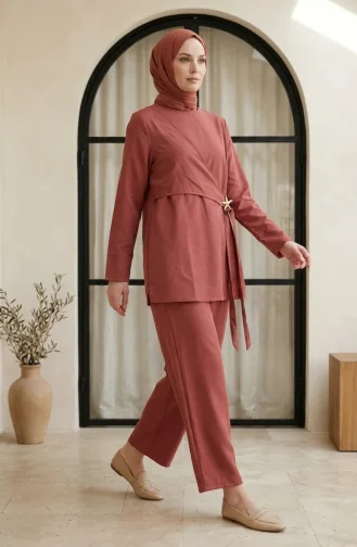 Ensemble Rose Pâle Foncé 0358-09