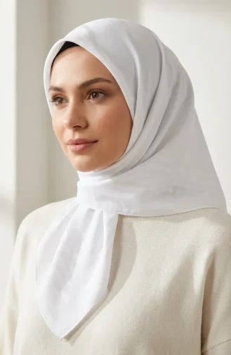 White Hoofddoek 70409-02