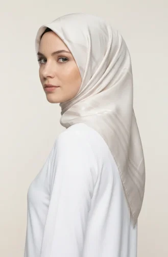 Beige Hoofddoek 70409-04