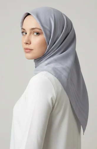 Silver Gray Hoofddoek 70409-08