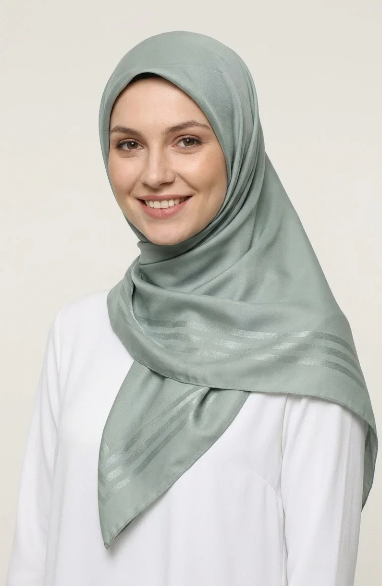 وشاح أخضر فاتح 70409-11