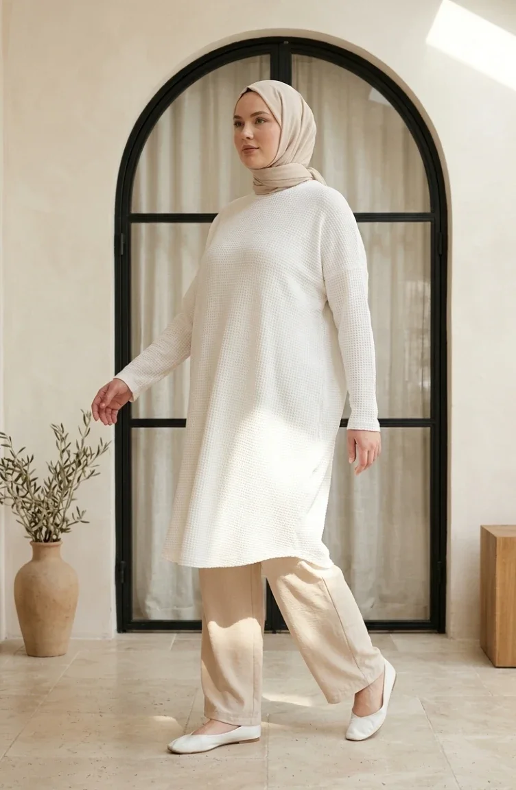 Weiß Tunikas 8784-03