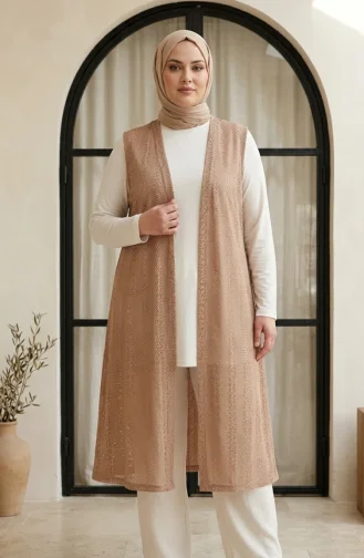 Milk Coffee Waistcoats 8783-03