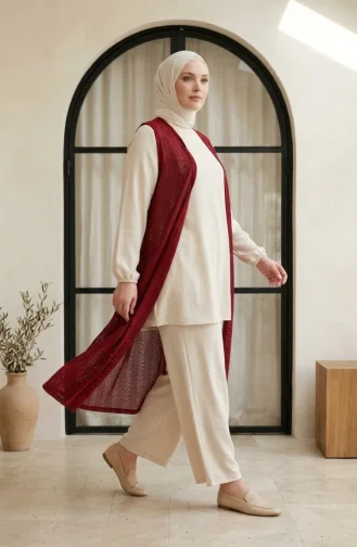 Claret Red Waistcoats 8783-04