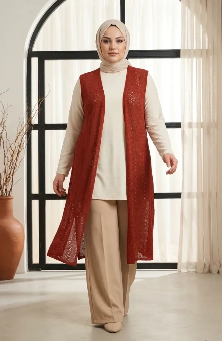 Brick Red Waistcoats 8783-06