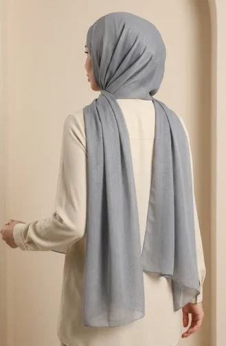 Châle Carmen Scintillant 70228-15 Gris Argenté 70228-15